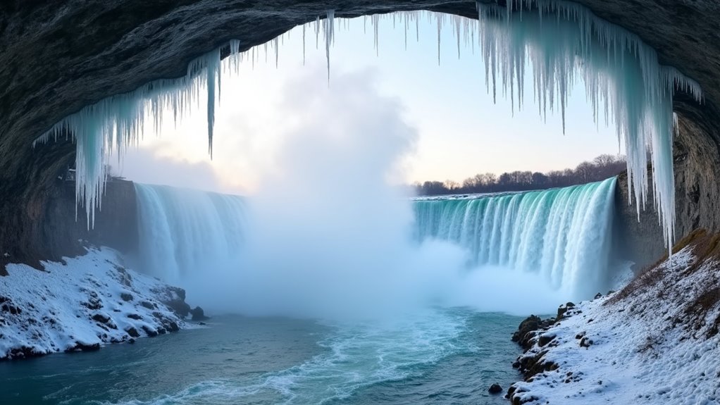 winter falls tunnel adventure