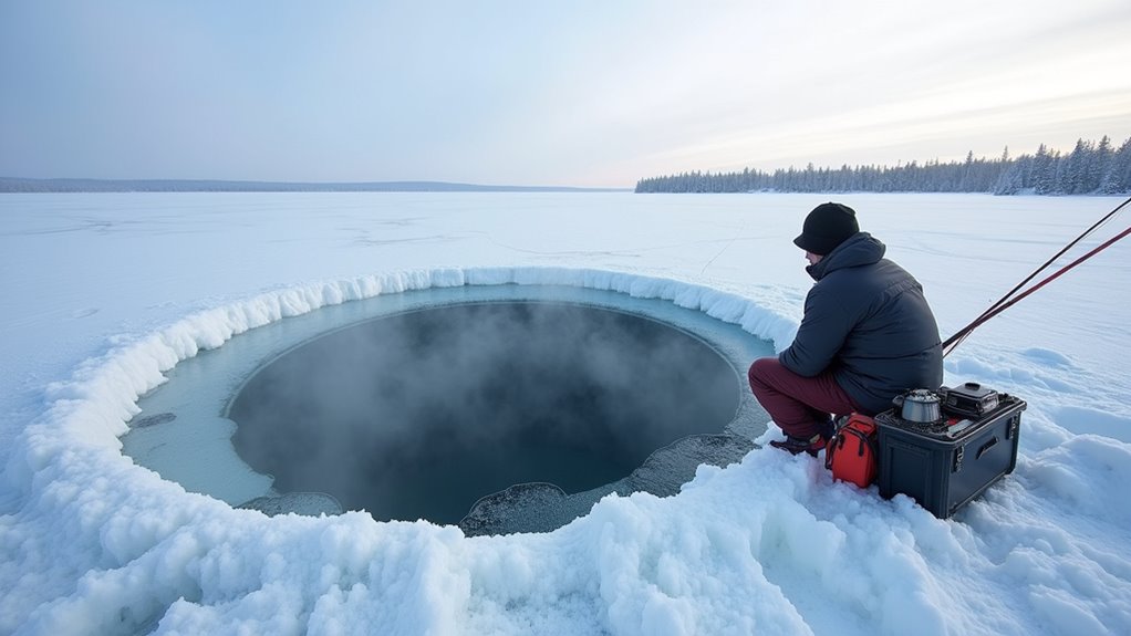 winter ice fishing techniques