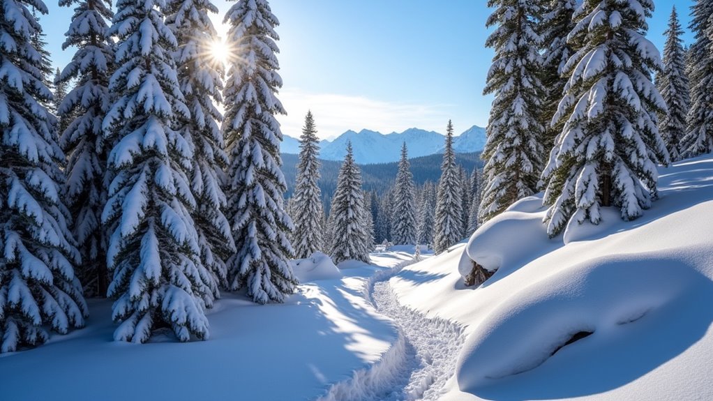 winter snowshoeing adventure awaits