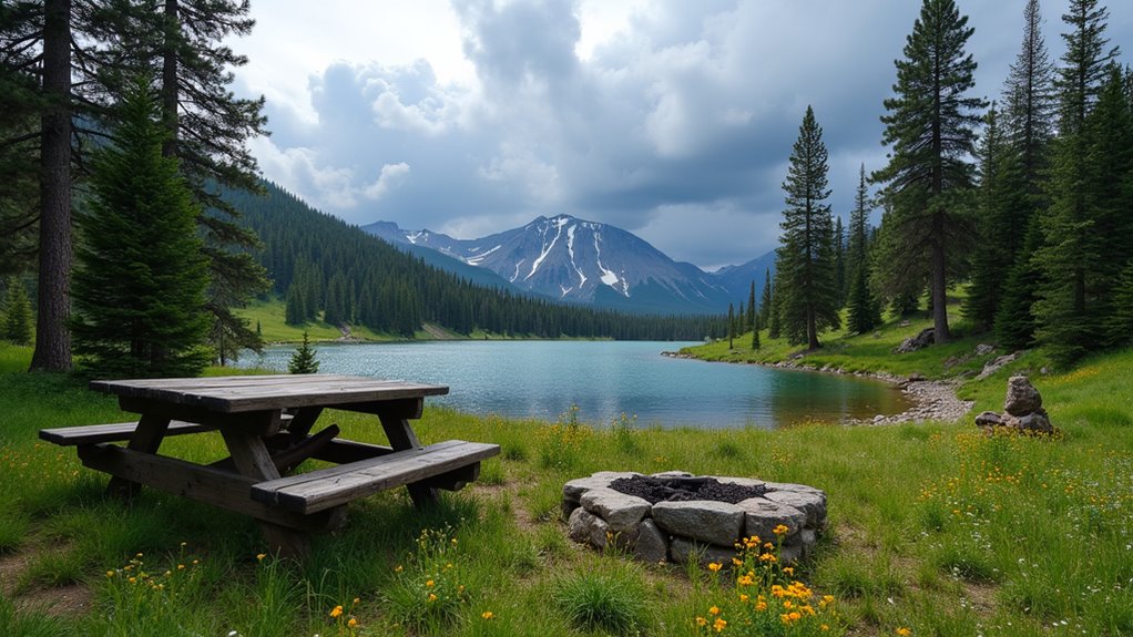 yellowstone camping wildlife reservations