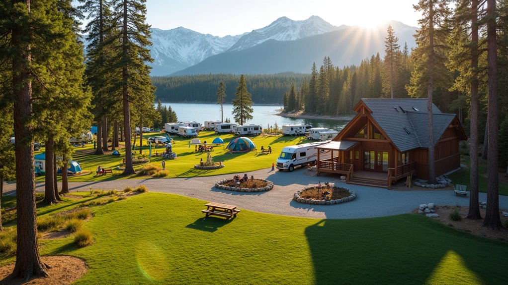 yellowstone lakeside camping access