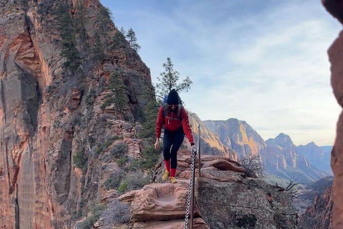 Zion National Park- Angels Landing Guided Hike Permit Included - Reaching the Summit: Spectacular and Frightening Views