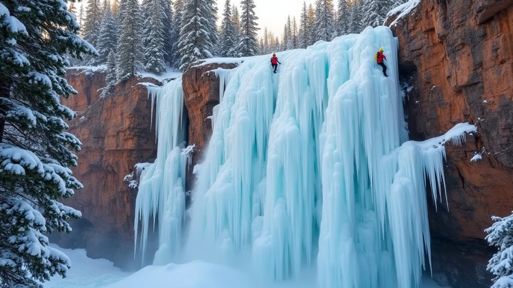 accessible affordable ice climbing