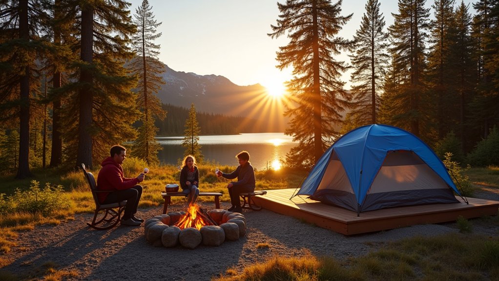 affordable family wilderness camping