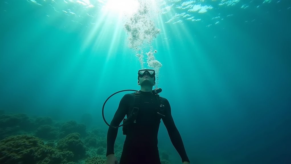 controlled deep steady breathing