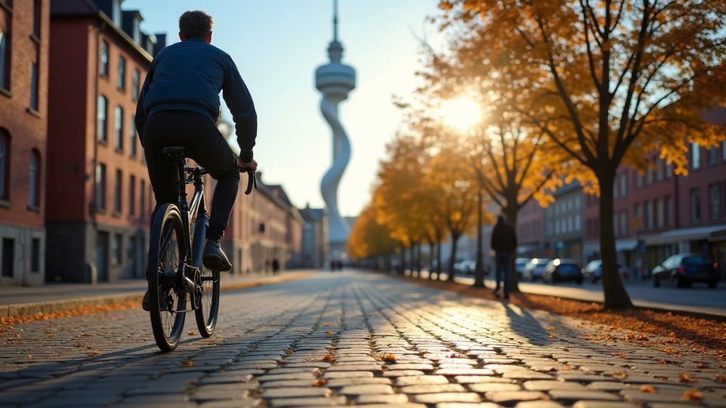 cycling paradise with innovative infrastructure