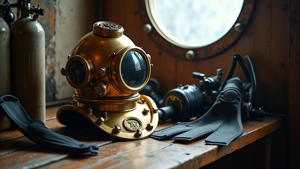 development of self contained diving apparatus