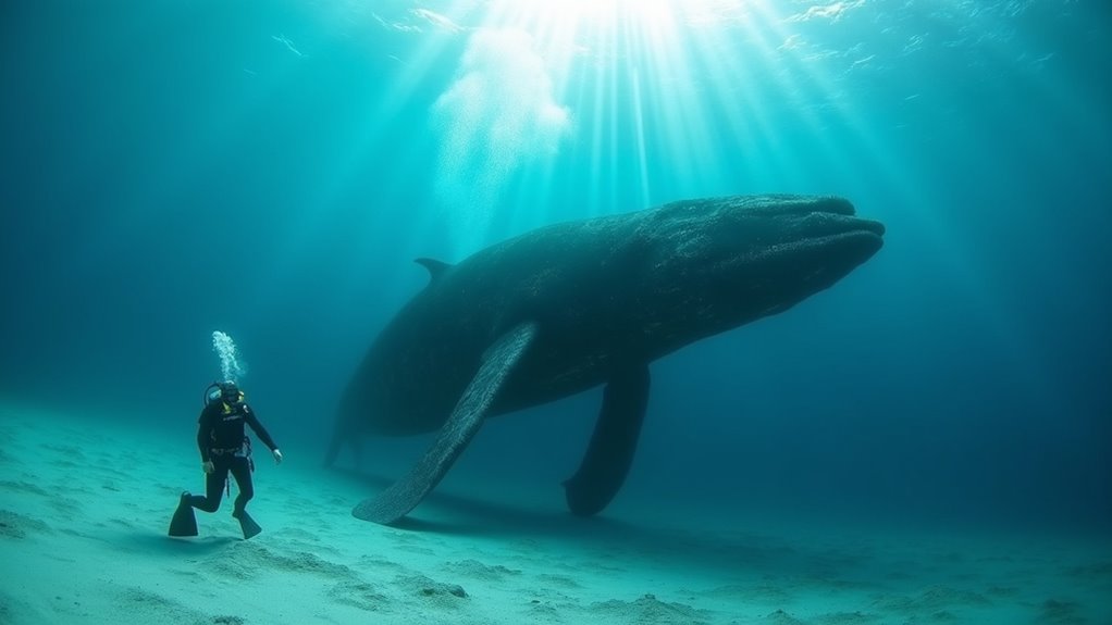 dive with southern right whales