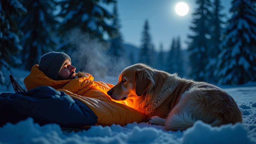 dog as natural heat source