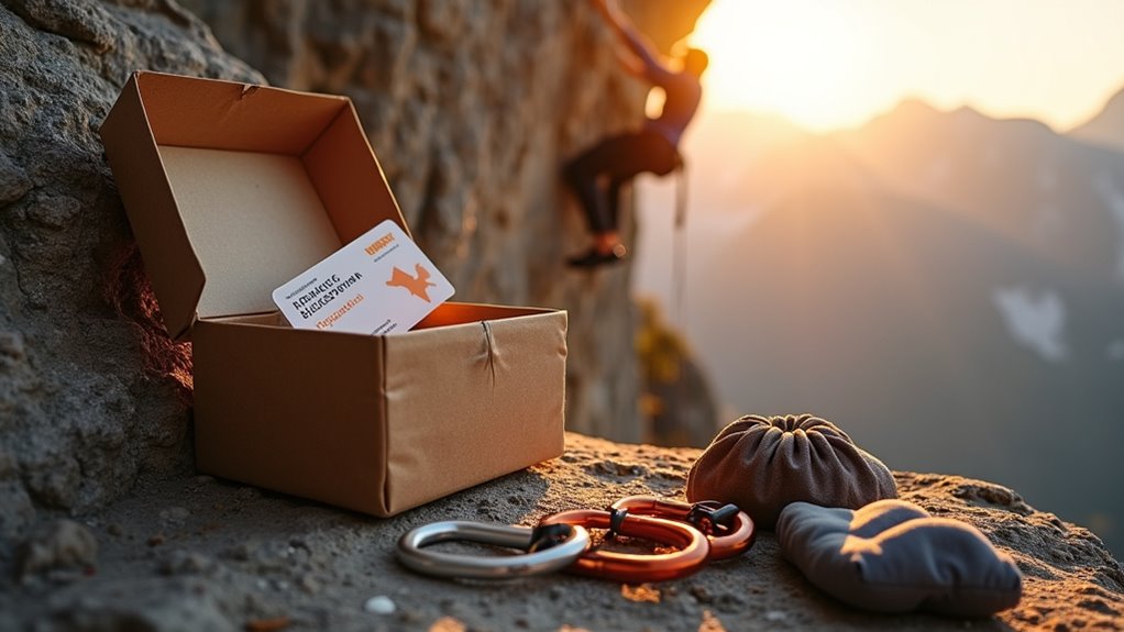 experience gifts for climbers