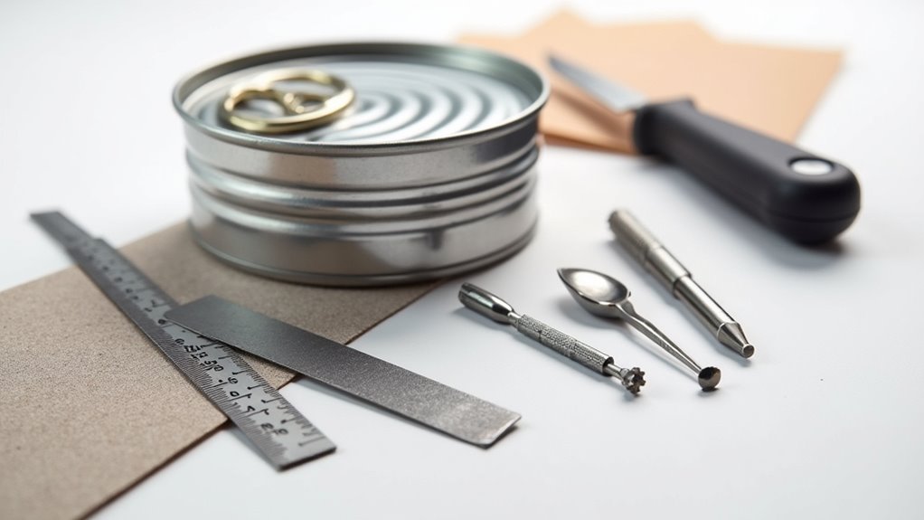gathering materials for stove