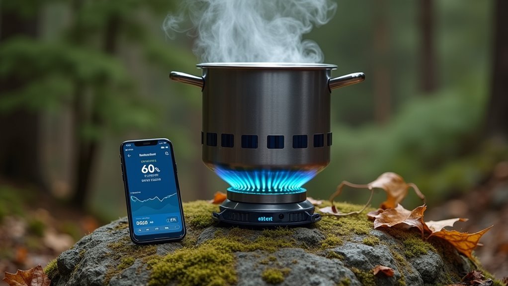 high tech outdoor cooking efficiency