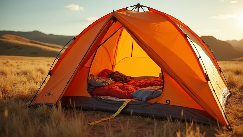 misleading tent floor measurements