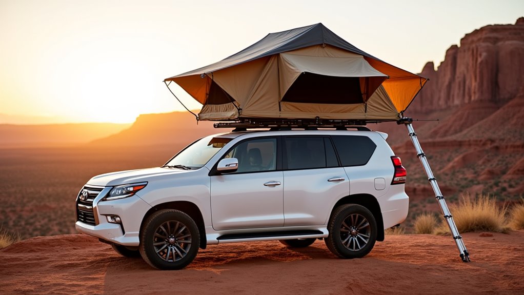 mobile rooftop sleeping platform