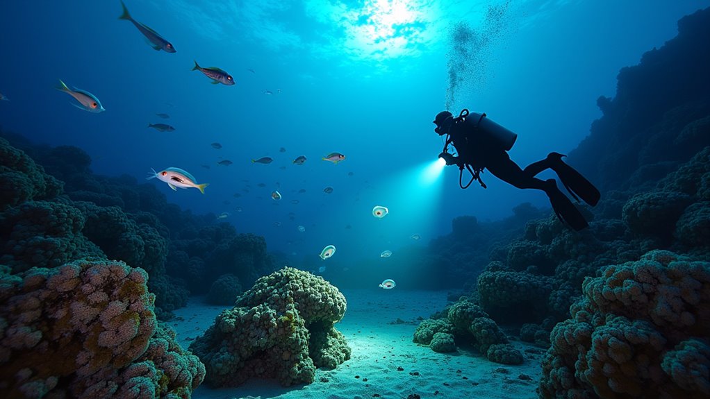 nighttime marine activity patterns