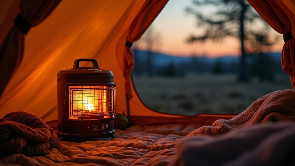 safe tent heating methods
