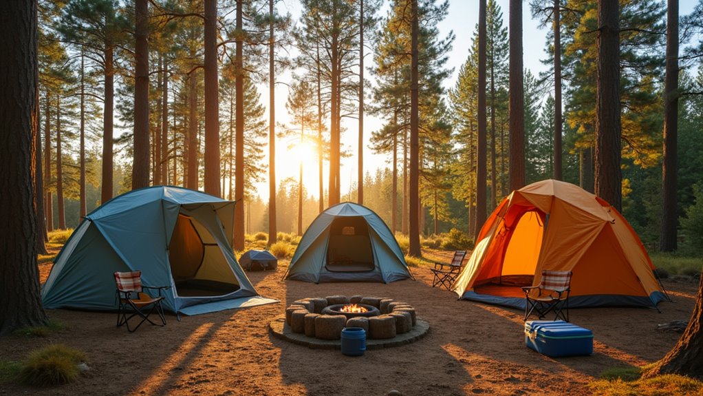 spacious comfortable family tents
