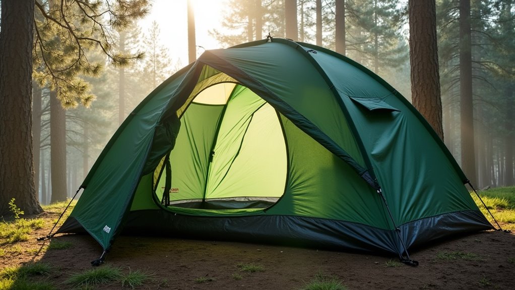 spacious comfortable organized camping experience