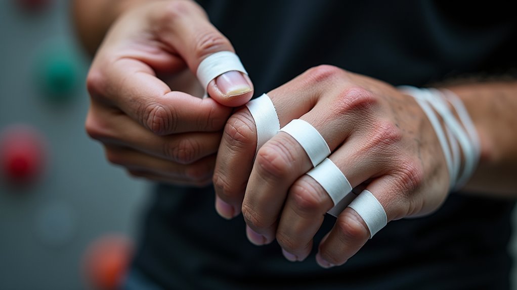 strategic tape and skin protection