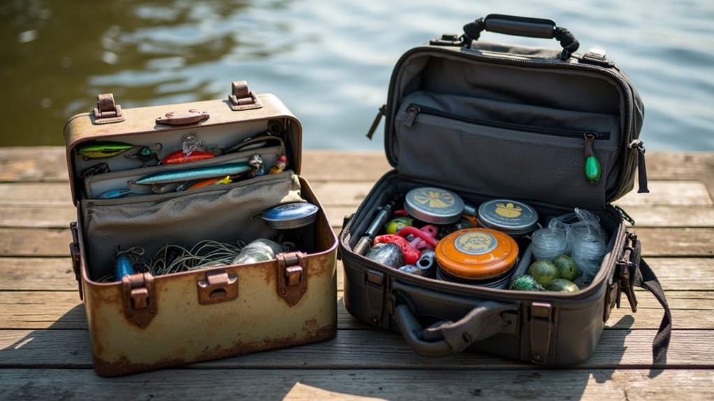 tackle boxes versus backpacks