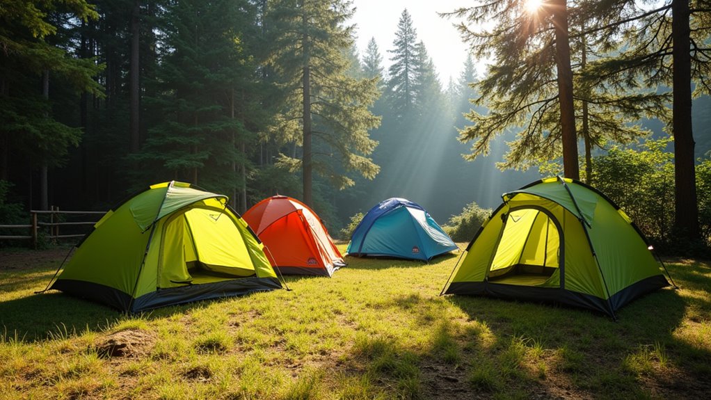 tent selection and pricing