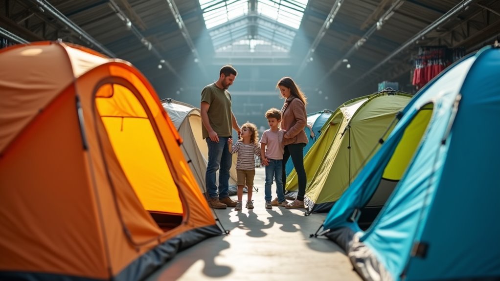 tent styles and features
