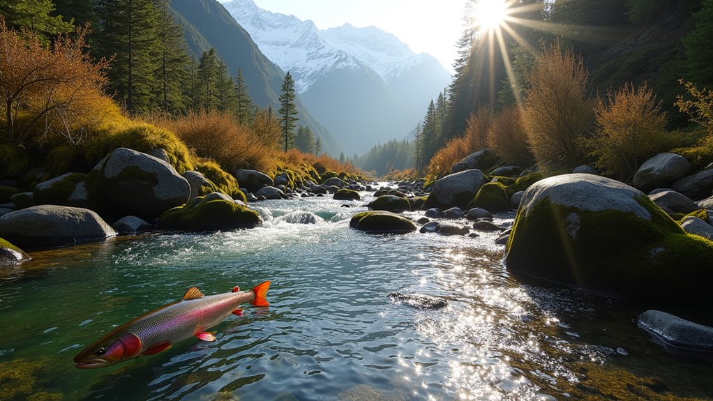 trout fishing in paradise